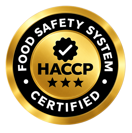HACCP · ISO accredited factory